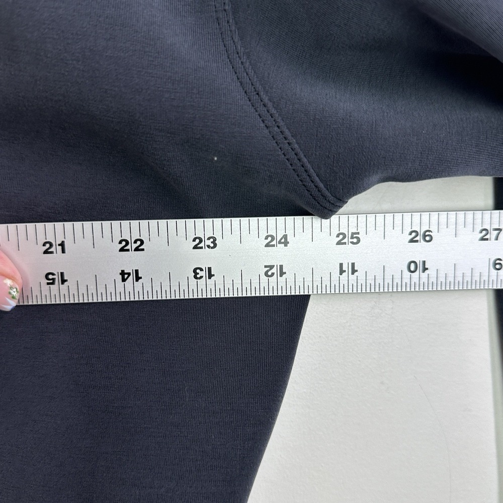 Lululemon Perfectly Oversized Cropped Crew Softstreme Women's 6 Dark Blue - Picture 5 of 7
